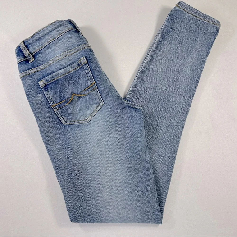 Lucky Brand Zoe Distressed Skinny Jeans Size 14 Big Girls